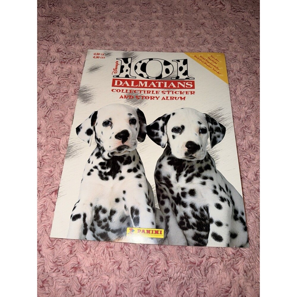 Panini USA 101 Dalmations The Movie 1996 Album For Stickers New Empty Magazine